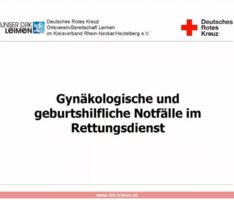 Gynäkologische und geburtshilfliche Notfälle beim DRK Leimen