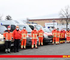DLRG-Gruppen der Region so auch aus Leimen im Einsatz für die Impfzentren