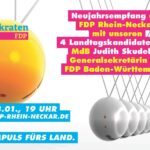 FDP Rhein-Neckar lädt ein zum Online-Neujahrsempfang