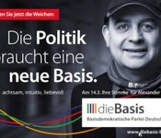 dieBasis: Landtagskandidat Alexander Höfer im Zoom-Meeting bereit zur Diskussion