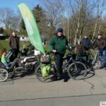 B90/Grüne: Wahlkampf-Radtour mit Norbert Knopf in und um Leimen herum