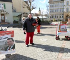 Sandhäuser Bürgermeister-Wahlkampf – Stationär und wandernd