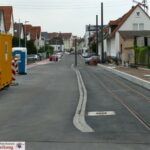 Römerstraße-Baustelle bald fertig - Straßenbahn-Testfahrten Ende Januar