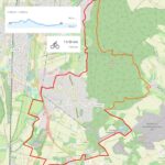 Stadtradeln: 20 km langer Rundweg Nußloch-Leimen-Nußloch mit Streckenprofil