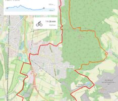 Stadtradeln: 20 km langer Rundweg Nußloch-Leimen-Nußloch mit Streckenprofil