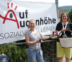 190 Hofflohmärkte in Leimen – </br>Sozialverein erfreut über 222,- € Spende