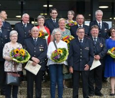 Ehrungen für Feuerwehrangehörige der Freiwilligen Feuerwehr Nußloch