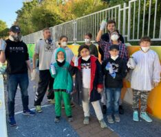 Graffiti-Aktion „Color your block“ – Fasanerie-Unterführung wird zum Blickfang