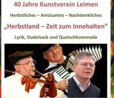 Kommenden Sonntag: Matinée „Herbstland“ in der alten Fabrik