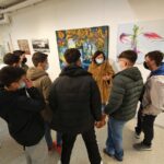 Schüler besuchten Jubiläumsausstellung des Kunstvereins in der Alten Fabrik