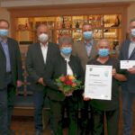 Gasthaus-Krone Wiedereröffnung: OB Hans Reinwald und Leimen-aktiv gratulierten