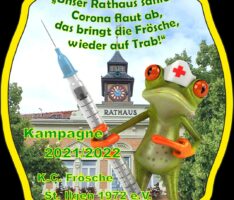 Diljemer Frösche.  Absage von Ordensball und Prunksitzung wegen Corona-Situation