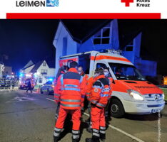 Notfalleinsatz für die Einsatzgruppe des DRK Leimen