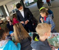 Spendenaktion der Klasse 3a der Theodor-Heuss-Grundschule Sandhausen