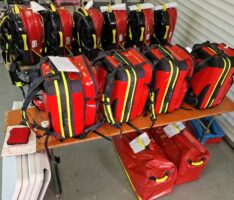 Materialcheck bei den Leimener Rettungs-Organisationen