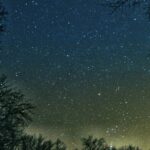 Kleine Nachtwanderung in stockdunkler Neumondnacht - Sterne wiesen den Weg
