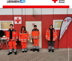 DRK Leimen unterstützt Sanitätsdienst des DRK Sandhausen