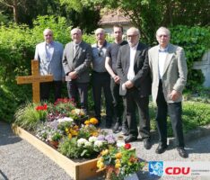 CDU Leimen gedenkt Leimens Ehrenbürger Bruno Sauerzapf