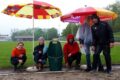 TV Germania: Bei schönem Wetter kann jeder das Stadion pflegen