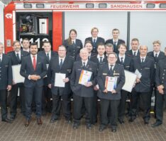 Hauptversammlung der Freiwilligen Feuerwehr Sandhausen – Viele Ehrungen