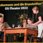Theatergruppe des Fr.-Ebert-Gymnasiums spielte „Biedermann und die Brandstifter“