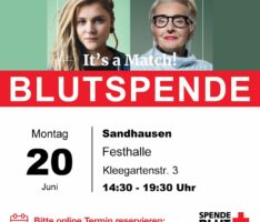 DRK Sandhausen lädt am 20.06. zur Blutspende