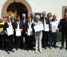 Ehrungs-Matinée Liederkranz Sandhausen – Bernd Fleischer für 60 Jahre ausgezeichnet