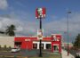 Neues Kentucky Fried Chicken Fastfood Restaurant am Stralsunder Ring im Bau