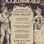 Die schönsten Melodien aus der Operette "Der Vogelhändler" - Sonntag, Liedertafel