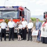 Festakt und Feier bei Feuerwehr Nußloch: Neues Löschfahrzeug nun mit Gottes Segen
