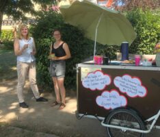 Die Quartiermanagerin stellt sich vor: </br>Anastasia Kahl unterwegs in Leimen-Mitte