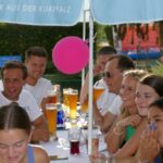 Rauschendes Fest in Blau-Weiß - </br>Schartel-Band sorgte für Stimmung