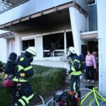 Sandhausen: Wohnungsbrand in Mehrfamilienhaus - Drei Leichtverletzte