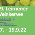 Leimener Weinkerwe vom 17.-19. September - Programm und Grußwort des OB