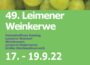 Leimener Weinkerwe vom 17.-19. September – Programm und Grußwort des OB