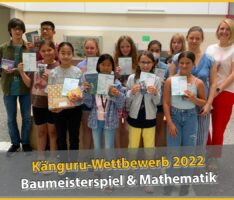 Baumeisterspiel und Mathematik beim Känguru-Wettbewerb am Fr.-Ebert-Gymnasium