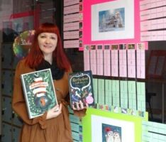 Leimener Büchertisch 2022 Auswahl der Literatur durch Abreißkalender