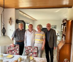 Besuch bei Gabriele und Werner Lindner anlässlich Ihrer Goldenen Hochzeit