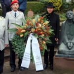 Gedenken an die Opfer der Kriege - Kranzniederlegung am Bergfriedhof-Ehrenmal
