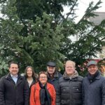 Haus und Grund sponsort Tannenbaum auf dem Georgiplatz