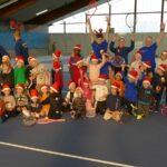 Boris-Becker-Halle: Der Nikolaus kam zur Ballschule der Tenniskinder
