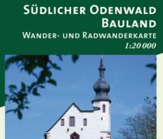 Neuauflage Wanderkarte Südlicher Odenwald / Bauland mit neuen Römerpfaden