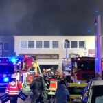 Bäckerei Rutz in Walldorf niedergebrannt - Millionen-€ Sachschaden, keine Verletzten