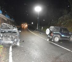 Frontalzusammenstoß auf L600 zwischen Leimen und Lingental – Zwei Verletzte