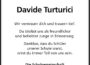 Trauer um FEG-Schüler Davide Turturici