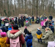 Weihnachtsgeschenk der Mauritiuskinder: Winterwanderung zur Hirschgrundhütte
