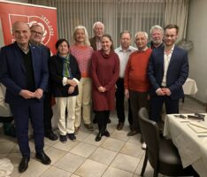 Ausgelassene Stimmung auf der Winter- und Ehrungsfeier der SPD Leimen