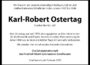 Trauer um Karl-Robert Ostertag