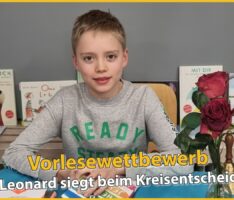 Wer kann am besten lesen? – </br>Keine Frage: Leonard!