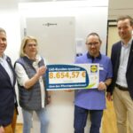 Leimener Tafel erhält 8.654 Euro für Tiefkühlzelle aus Pfandspenden
